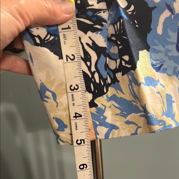 J. Crew Artistic Mint Green and Blue Floral Shorts - Picture 4 of 8